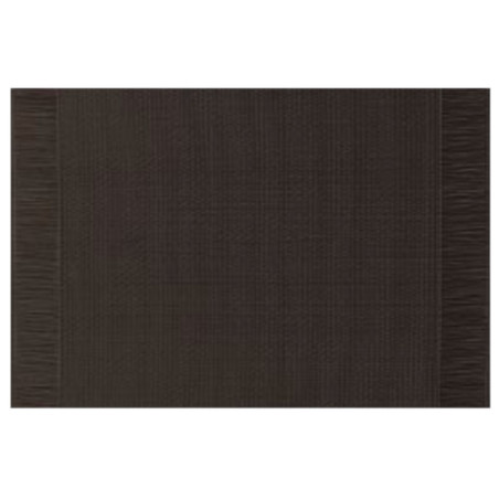 Set de table couleur marron avec deux bandes 45x30 cm,  
