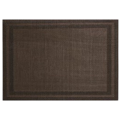 Set de table couleur marron grand réctangle 45x30 cm,  