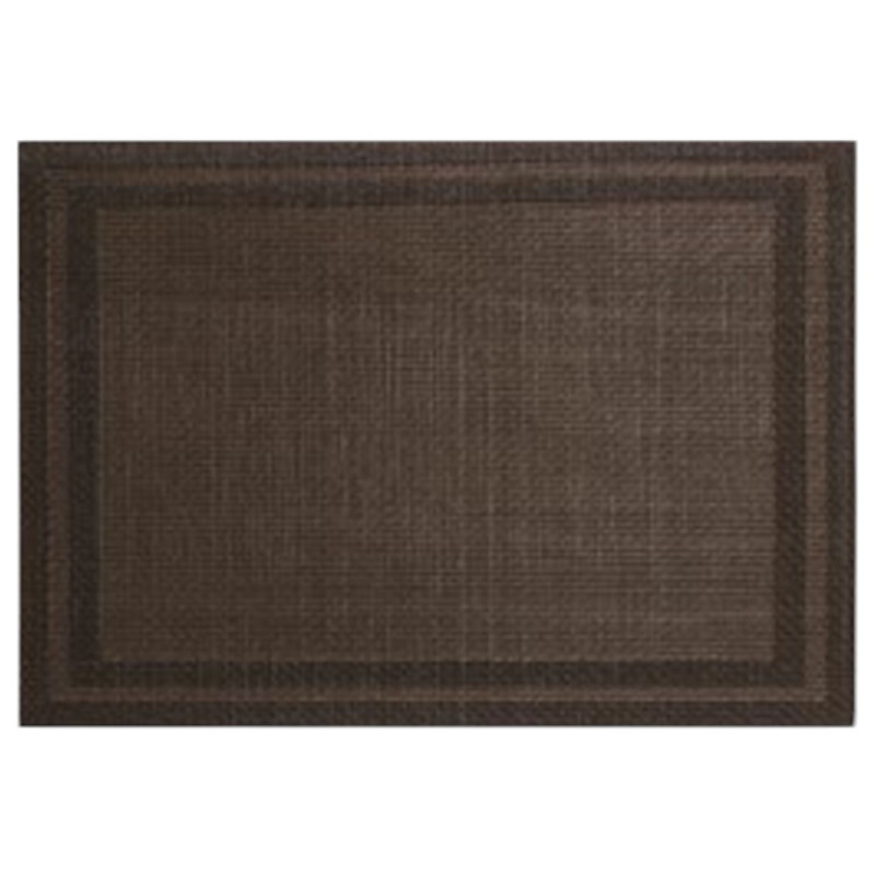 Set de table couleur marron grand réctangle 45x30 cm,  