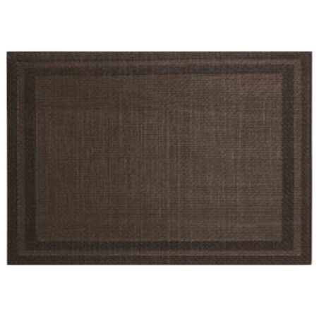 Set de table couleur marron grand réctangle 45x30 cm,  