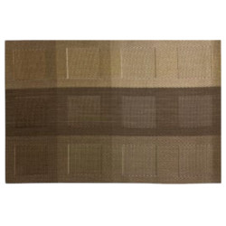 Set de table couleur taupe avec deux bandes 45x30 cm,  