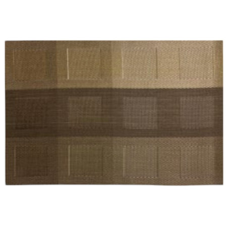 Set de table couleur taupe avec deux bandes 45x30 cm,  