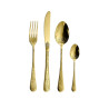 Service de 16 pces Etnica PVD GOLD, inox 18/10 avec pot carton beige  