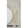 Service de 16 pces Etnica PVD GOLD, inox 18/10 avec pot carton beige  