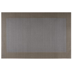 Set de table couleur gris claire,grand réctangle 45x30 cm,  