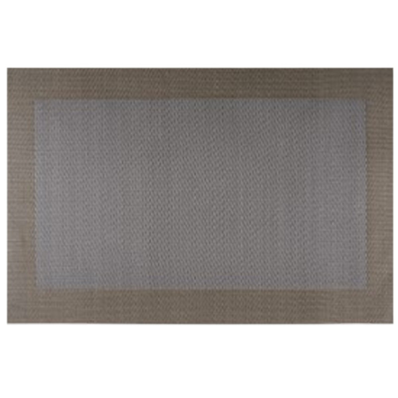 Set de table couleur gris claire,grand réctangle 45x30 cm,  