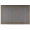 Set de table couleur gris claire,grand réctangle 45x30 cm,  