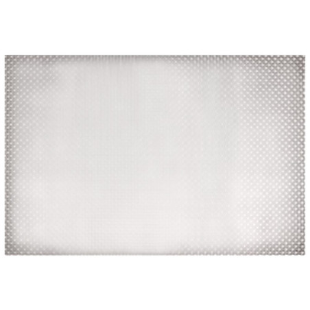 Set de table couleur gris tissé 45x30 cm,  