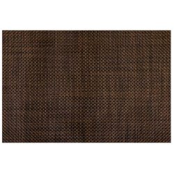 Set de table couleur marron tissé 45x30 cm,  