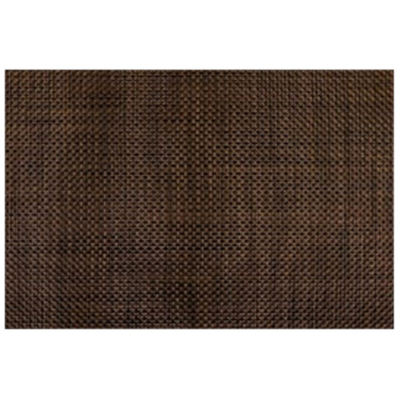 Set de table couleur marron tissé 45x30 cm,  