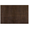 Set de table couleur marron tissé 45x30 cm,  