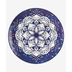 Assiette plate, Larissa, D.30 x h.3 cm, mélamine pure