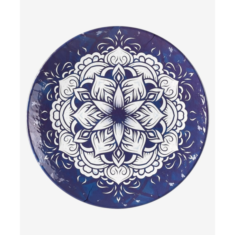 Assiette plate, Larissa, D.30 x h.3 cm, mélamine pure