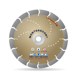 Disque diamant matériaux extra-durs Ø 230 mm – alésage 22,2 mm Montgascon®