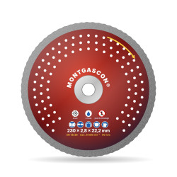 Disque diamant tuiles et granit Ø 230 mm – alésage 22,2 mm Montgascon®