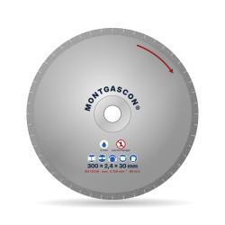 Disque diamant dalles de terrasse Ø 300 mm – alésage 30 mm Montgascon®