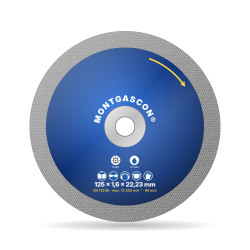 Disque diamant coupes d'onglet à 45° Ø 125 mm – alésage 22,23 mm Montgascon®