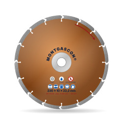 Fraise diamant à joints Ø 230 mm – largeur 10 mm Montgascon®