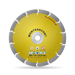 Fraise diamant à rainurer en V Ø 180 mm – largeur 10 mm Montgascon®