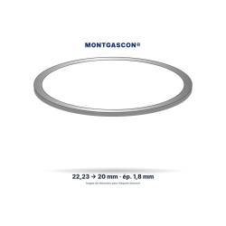 Bague de réduction Montgascon® 22,23 → 20 mm, épaisseur 1,8 mm