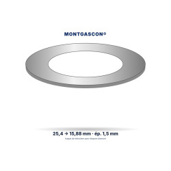 Bague de réduction Montgascon® 25,4 → 15,88 mm, épaisseur 1,5 mm