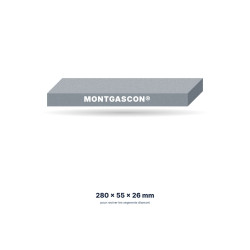 Pierre d'affûtage Montgascon® pour disques diamant – 280 x 55 x 26 mm