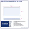 Plan technique coté – Pierre d'affûtage Montgascon® pour couronnes de carottage – 320 x 160 x 30 mm