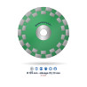 Boisseau diamant double rangée à code couleur Montgascon® Ø 125 mm – liant moyen (vert)