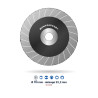 Boisseau diamant turbo béton Montgascon® Ø 115 mm – alésage 22,2 mm – béton et granit
