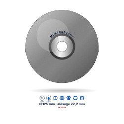 Meule diamant bombée universelle Montgascon® Ø 125 mm – grain 30