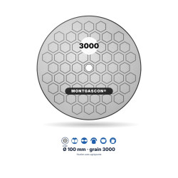 Pad diamant de polissage à sec Montgascon® Ø 100 mm – grain 3000
