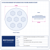 Plan technique coté – Kit de 8 pads diamant de polissage à sec Montgascon® Ø 100 mm, grains 50 à BUFF