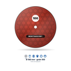 Pad diamant de polissage à sec Montgascon® Ø 180 mm – grain 100
