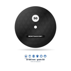 Pad diamant de polissage à l'eau Montgascon® Ø 100 mm – grain 50