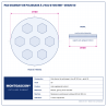 Plan technique coté – Pad diamant de polissage à l'eau Montgascon® Ø 100 mm – grain 50