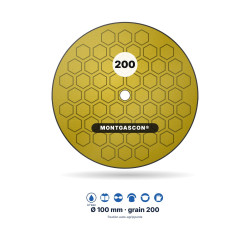 Pad diamant de polissage à l'eau Montgascon® Ø 100 mm – grain 200