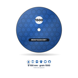 Pad diamant de polissage à l'eau Montgascon® Ø 100 mm – grain 1500