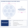 Plan technique coté – Pad diamant de polissage à l'eau Montgascon® Ø 125 mm – grain 50