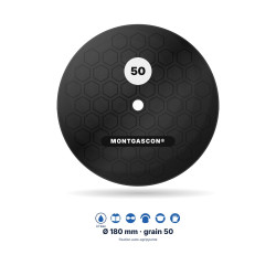 Pad diamant de polissage à l'eau Montgascon® Ø 180 mm – grain 50