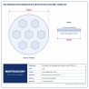 Plan technique coté – Pad diamant de polissage de sol béton (à sec) Montgascon® Ø 230 mm – grain 200