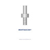 Adaptateur U Montgascon® pour patins M6 (avec 3 vis)