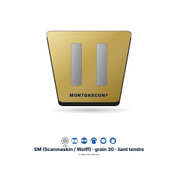 Patin diamant à fixation SM (Scanmaskin / Wolff) Montgascon® – grain 30, liant tendre, or