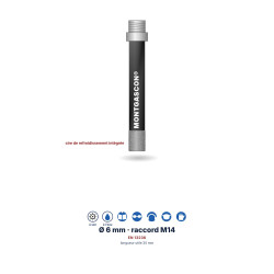 Foret diamant M14 Montgascon® perçage rapide Ø 6 mm avec cire