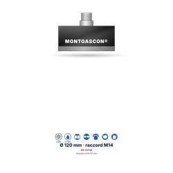 Foret diamant M14 Montgascon® perçage rapide Ø 120 mm