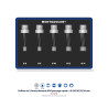Coffret de 5 forets diamant M14 Montgascon® perçage rapide – Ø 6/8/10/12/14 mm