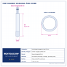Plan technique coté – Foret diamant hexagonal Montgascon® à sec Ø 6 mm