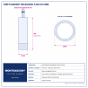 Plan technique coté – Foret diamant hexagonal Montgascon® à sec Ø 14 mm