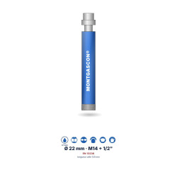 Foret diamant à l'eau Montgascon® carrelage et granit Ø 22 mm – M14 + 1/2"