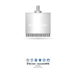 Trépan diamant laser Montgascon® Ø 82 mm – blanc, 10 segments