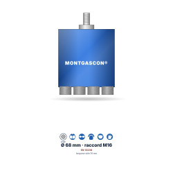 Trépan diamant laser maçonnerie Montgascon® Ø 68 mm – 4 segments